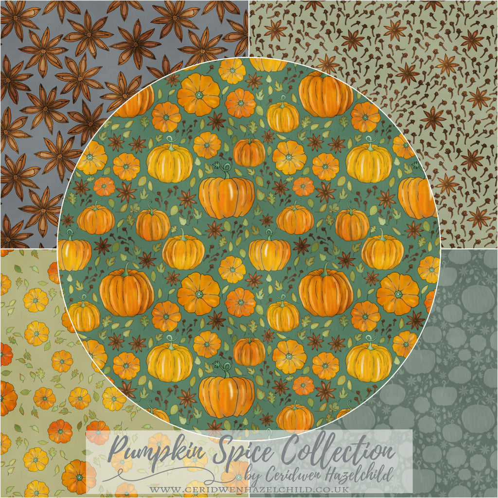 Pumpkin Spice Fabric Collection